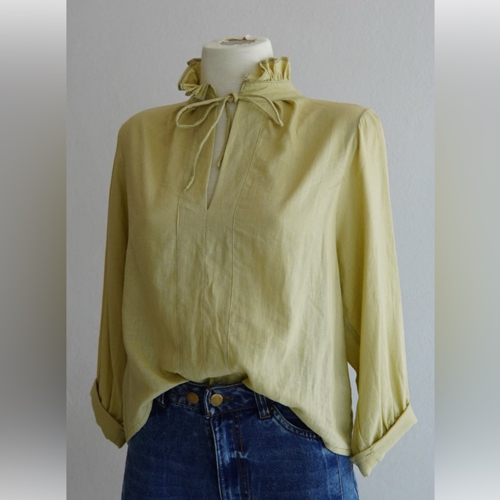 Rufina Emilia Blouse - Green NWOT